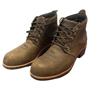 WORX by Red Wing Shoes Women's Size 8M Brown Leather Steel Toe Work Boots